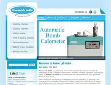 Tablet Screenshot of naanolabindia.com